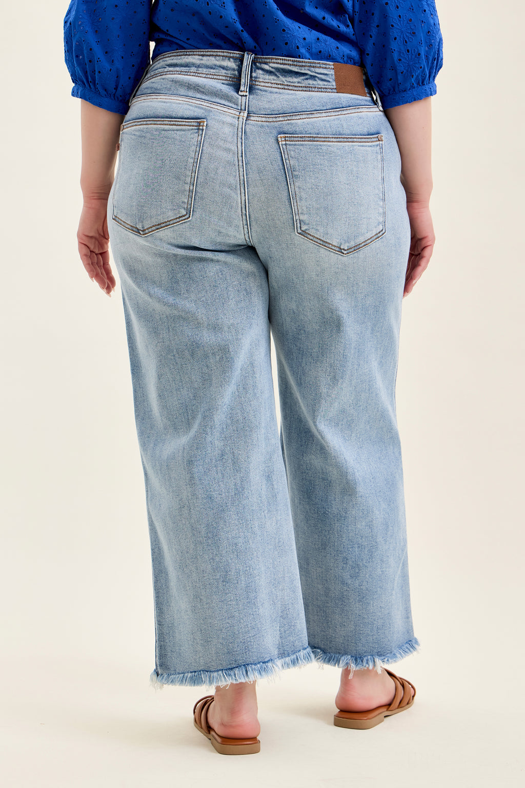 Judy Blue Prairie Sky Wide Leg Jeans