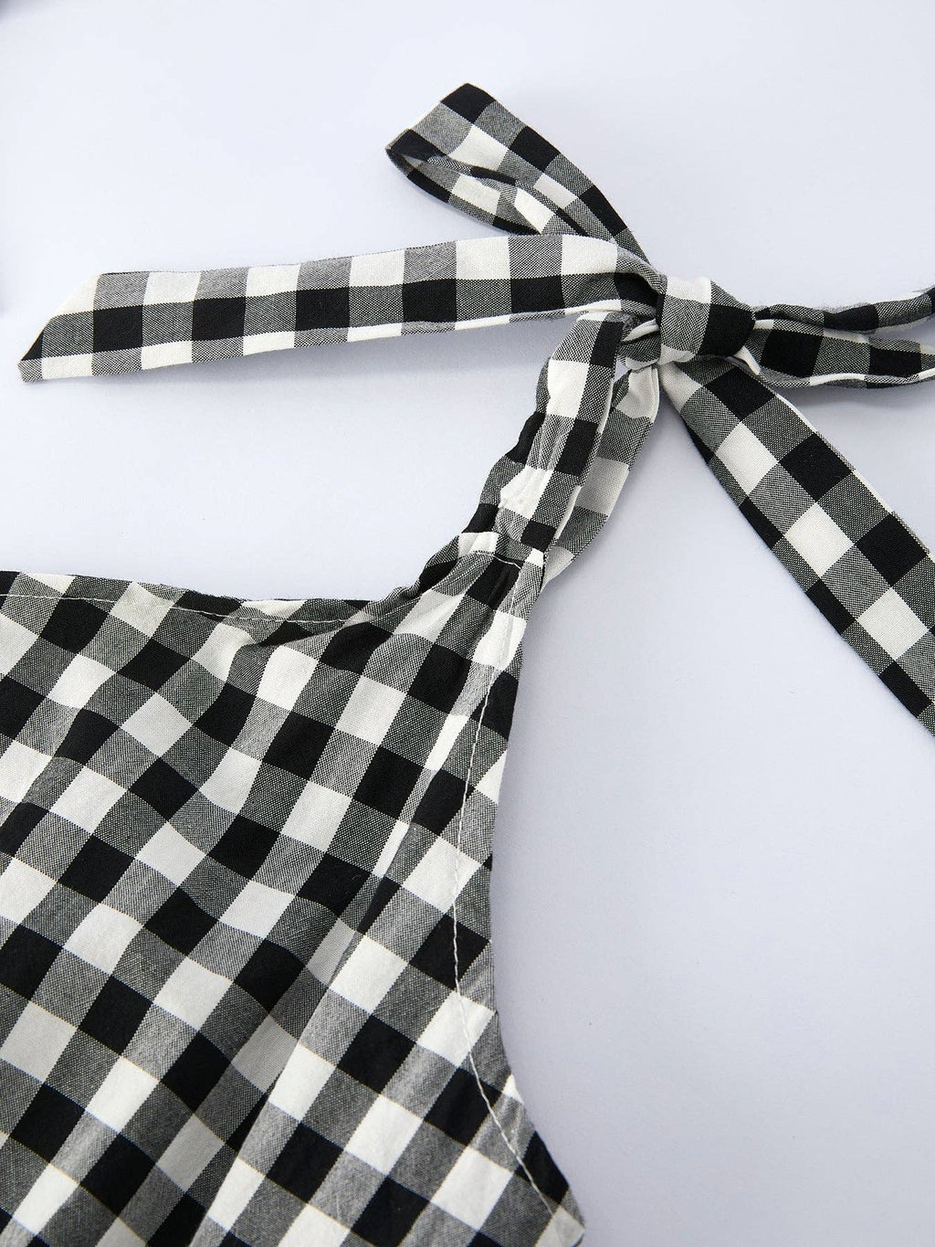 Porch Swing Gingham Smocked Dress