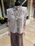 The Cottage Lace Vest