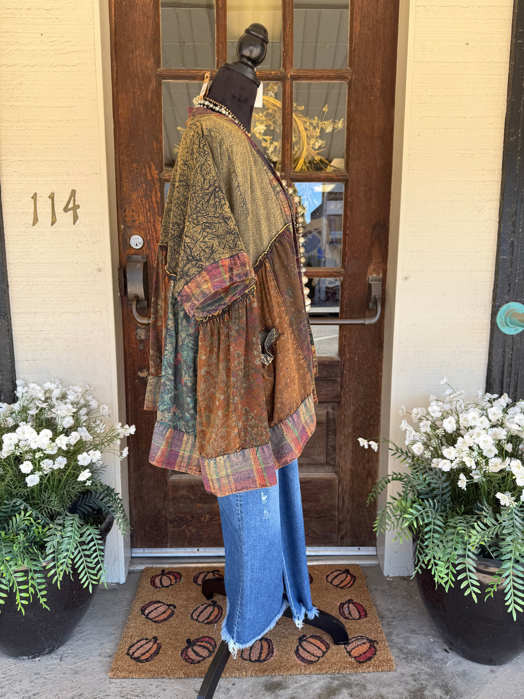 Amber Roads Patchwork Kimono