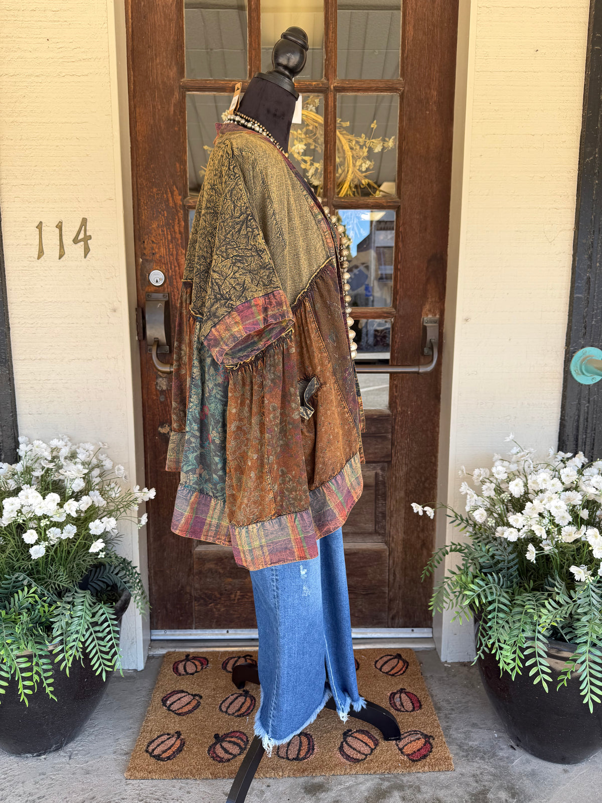 Amber Roads Patchwork Kimono