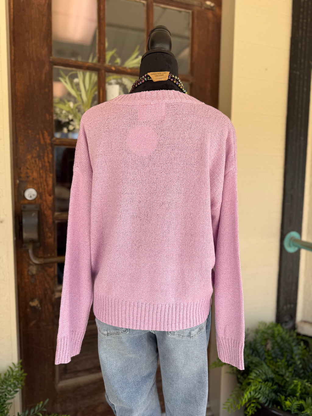 Spring Lilac Sweater