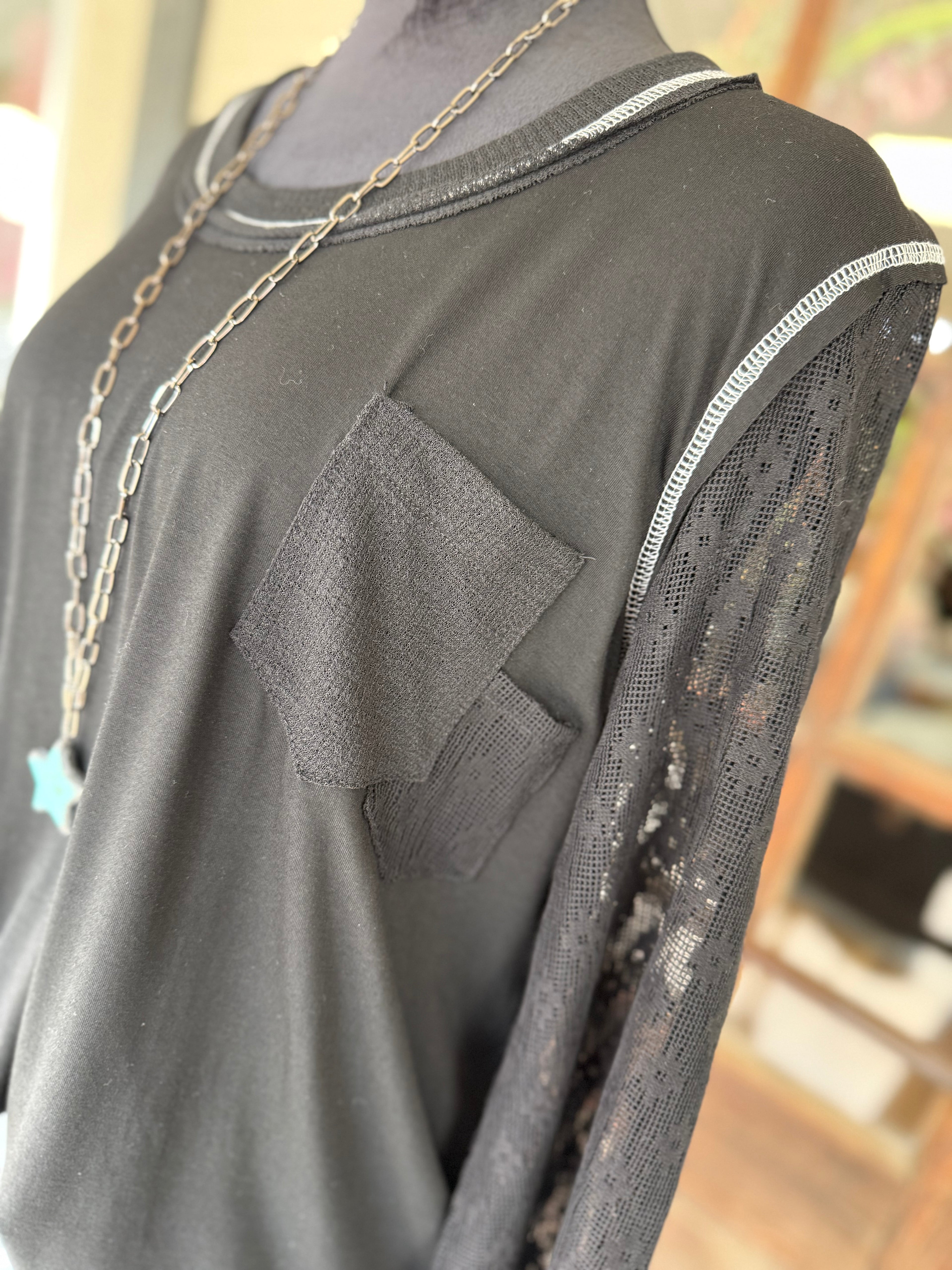 Mystic Lace Sleeve Top