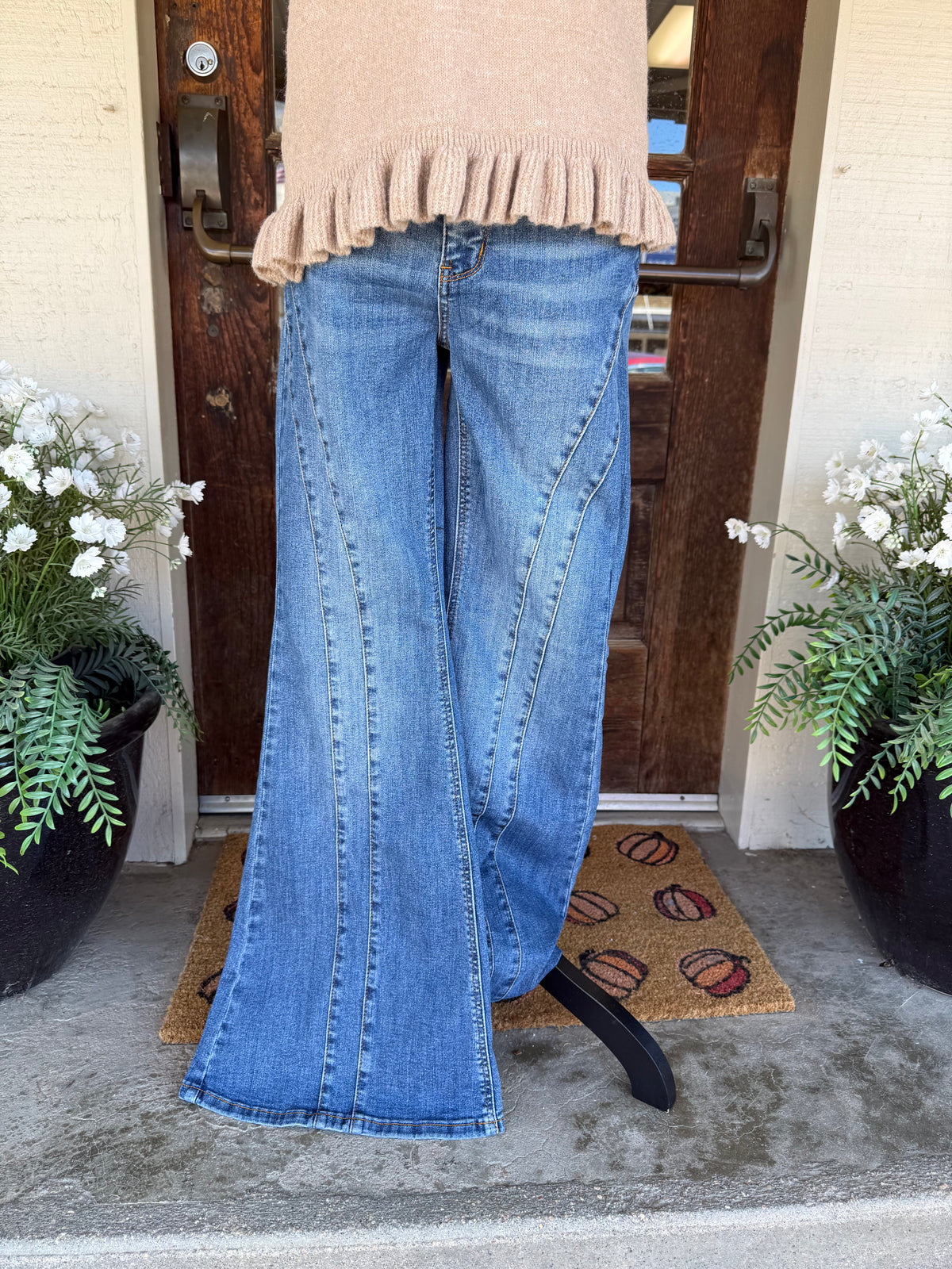 Judy Blue Jacqueline Seam Flare Jeans