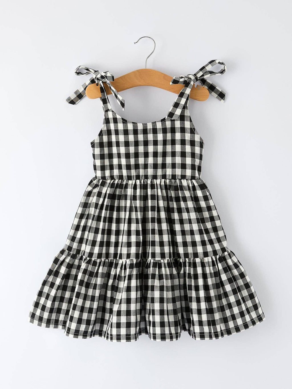 Porch Swing Gingham Girls Dress