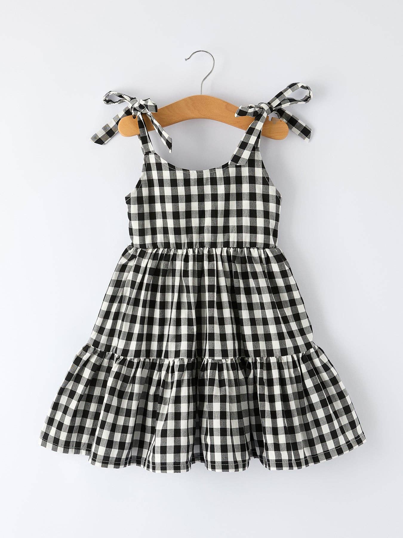 Porch Swing Gingham Girls Dress