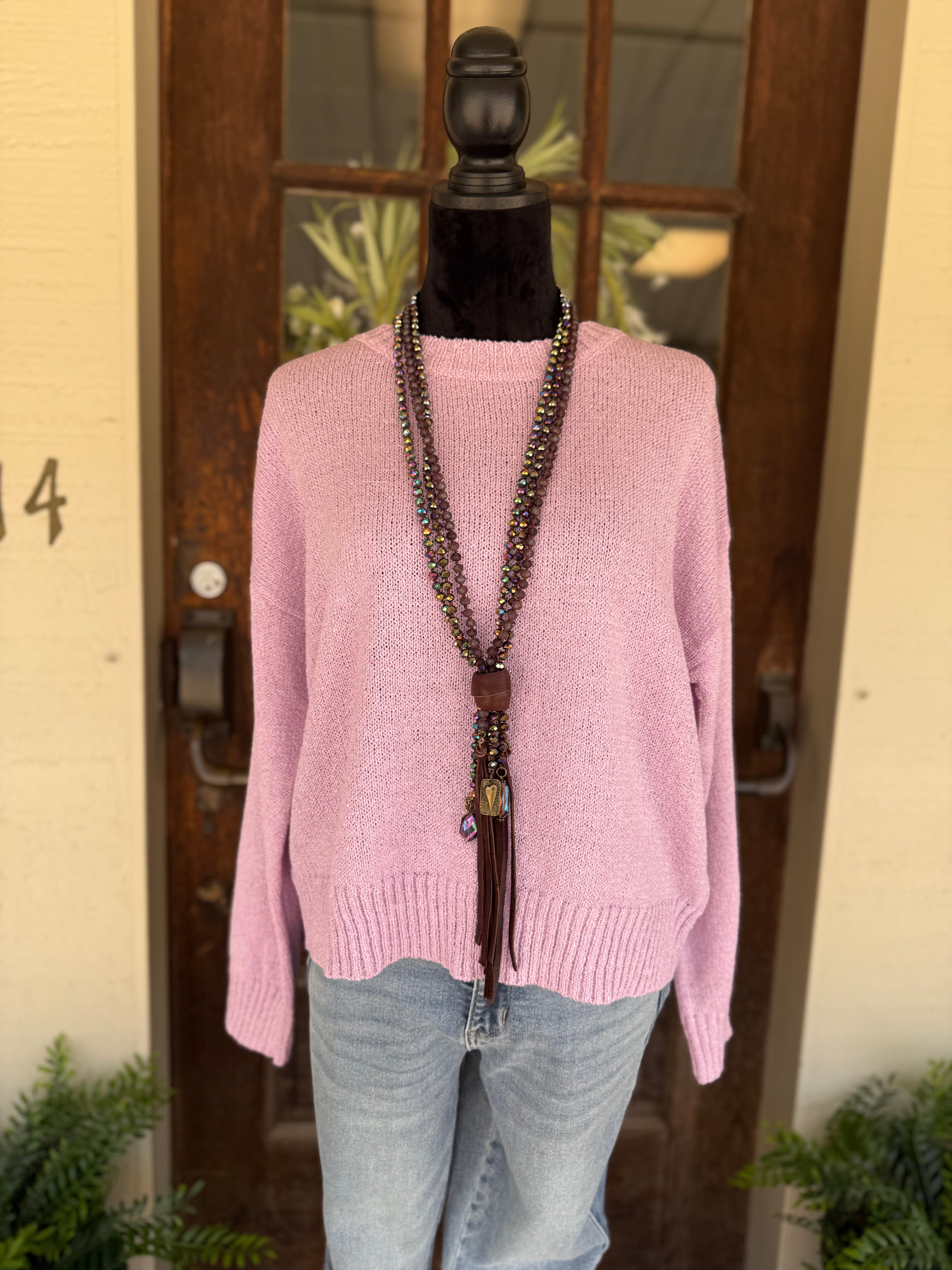 Spring Lilac Sweater