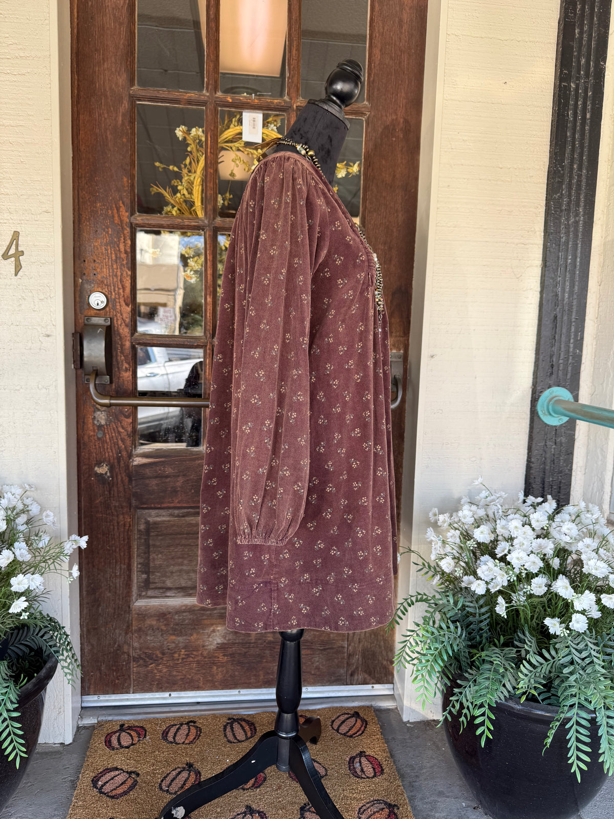 Country Roads Corduroy Dress