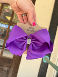Grape Glow Little Luxe Bow