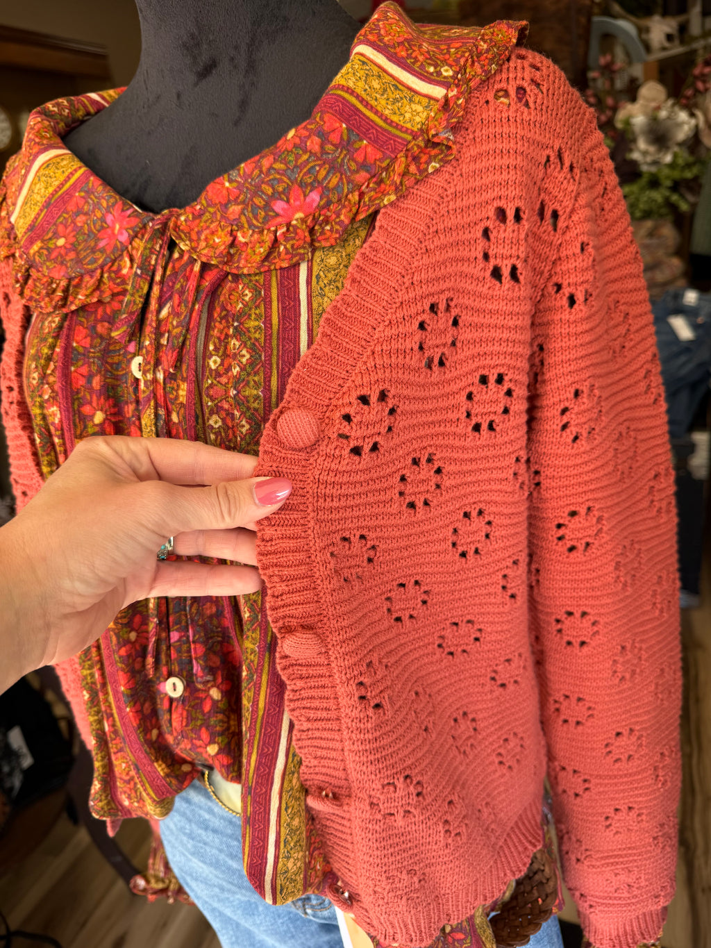 Cinnamon Petals Cardigan