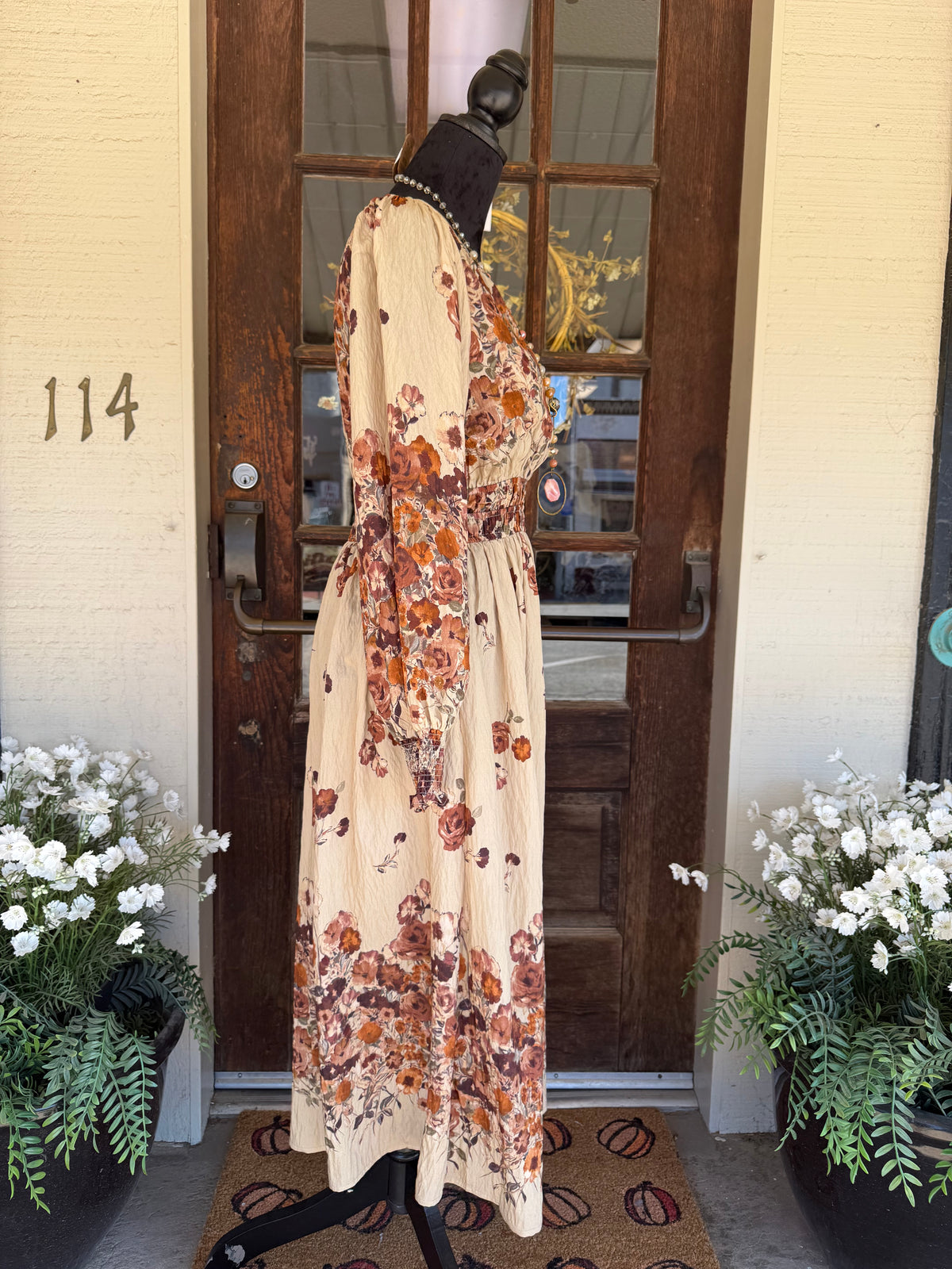 Autumn Romance Midi Dress