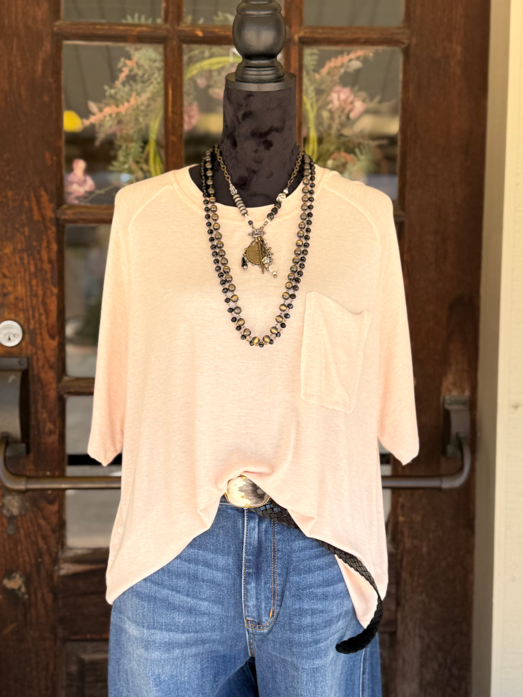 The Perfect Pink Everyday Pocket Tee