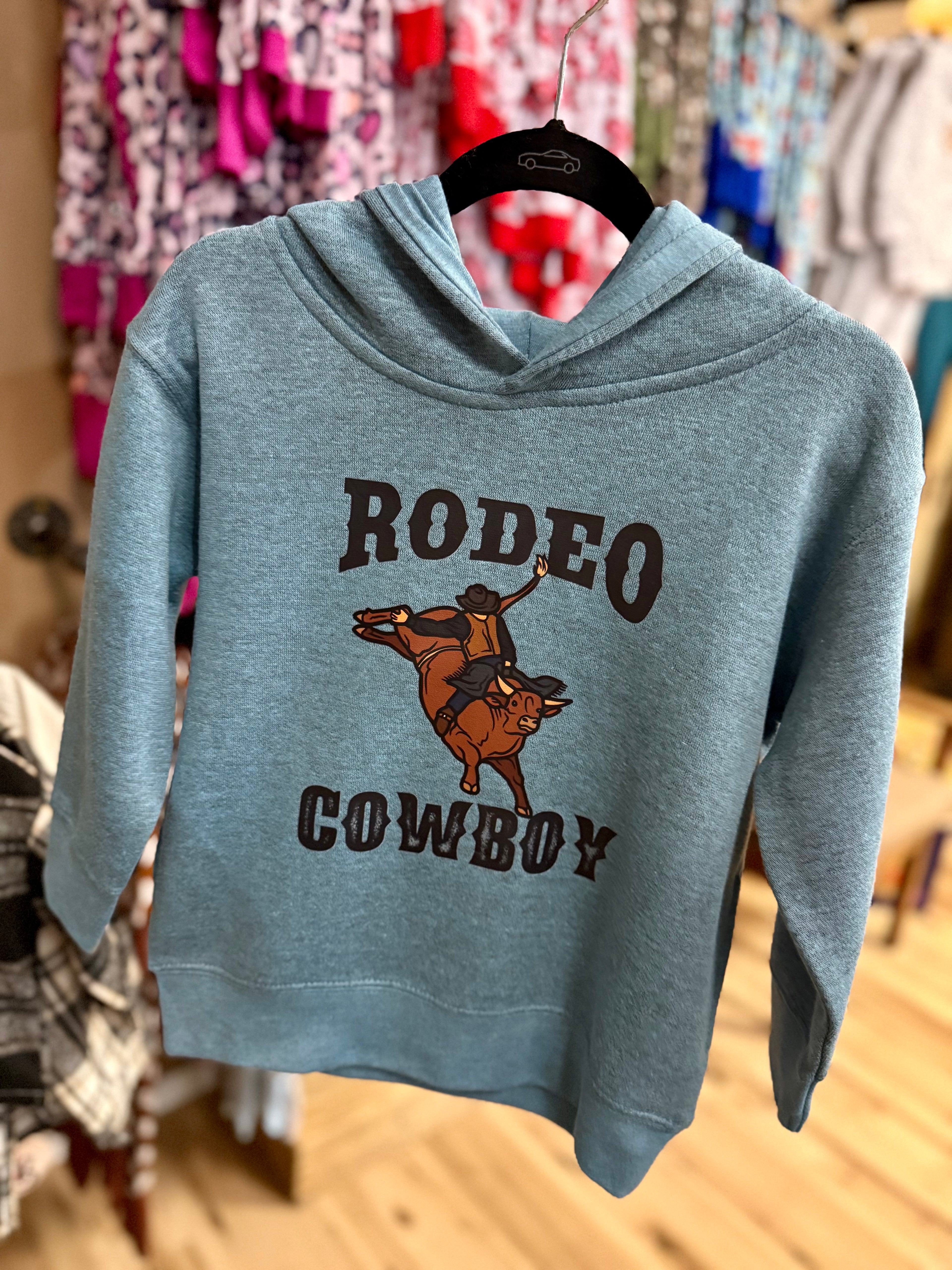 Toddler Blue Rodeo Cowboy Hoodie