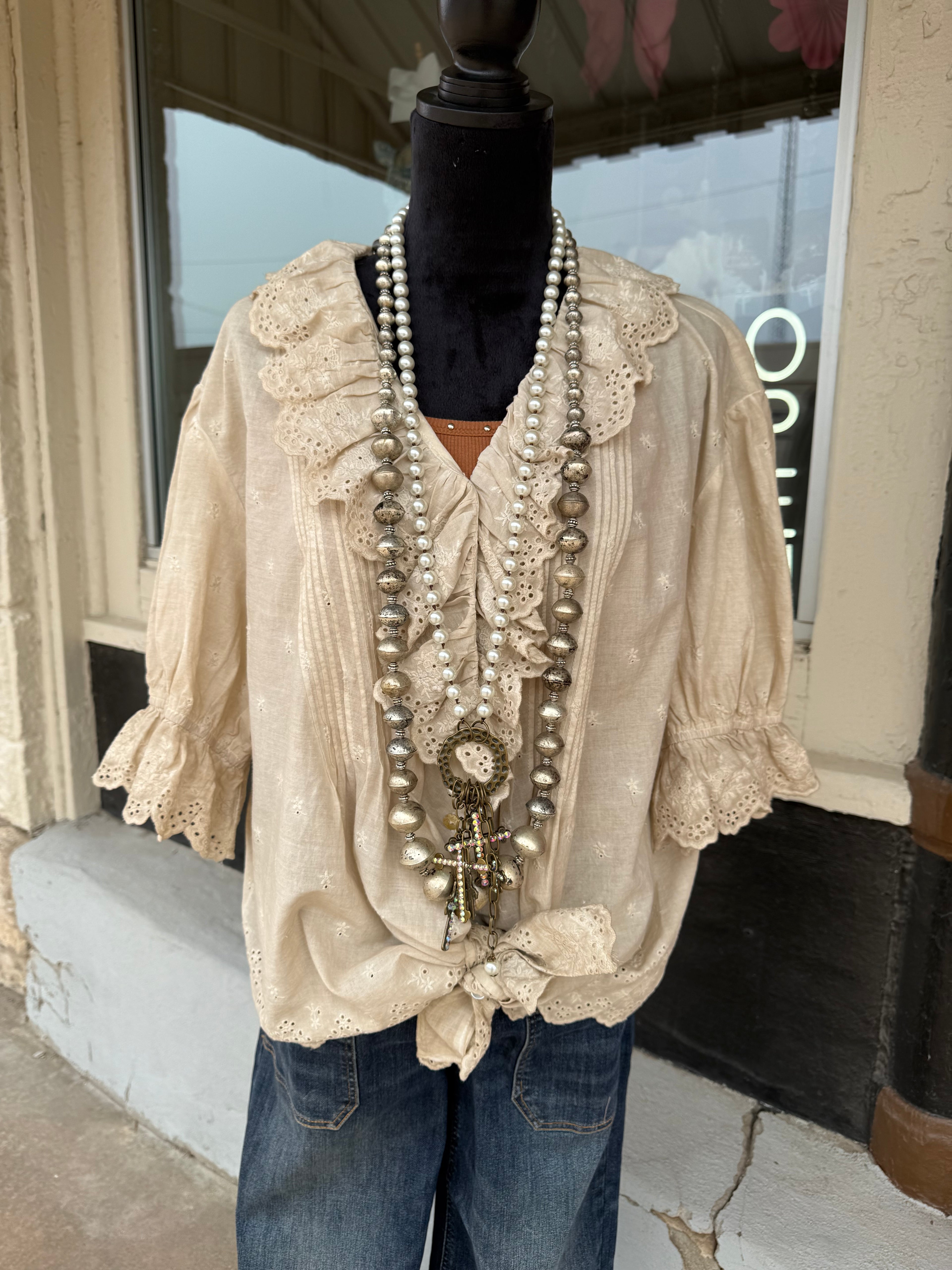 Always Yours Linen Top