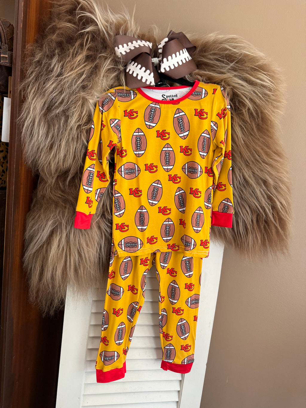 KC Game Day Gold Bamboo Set
