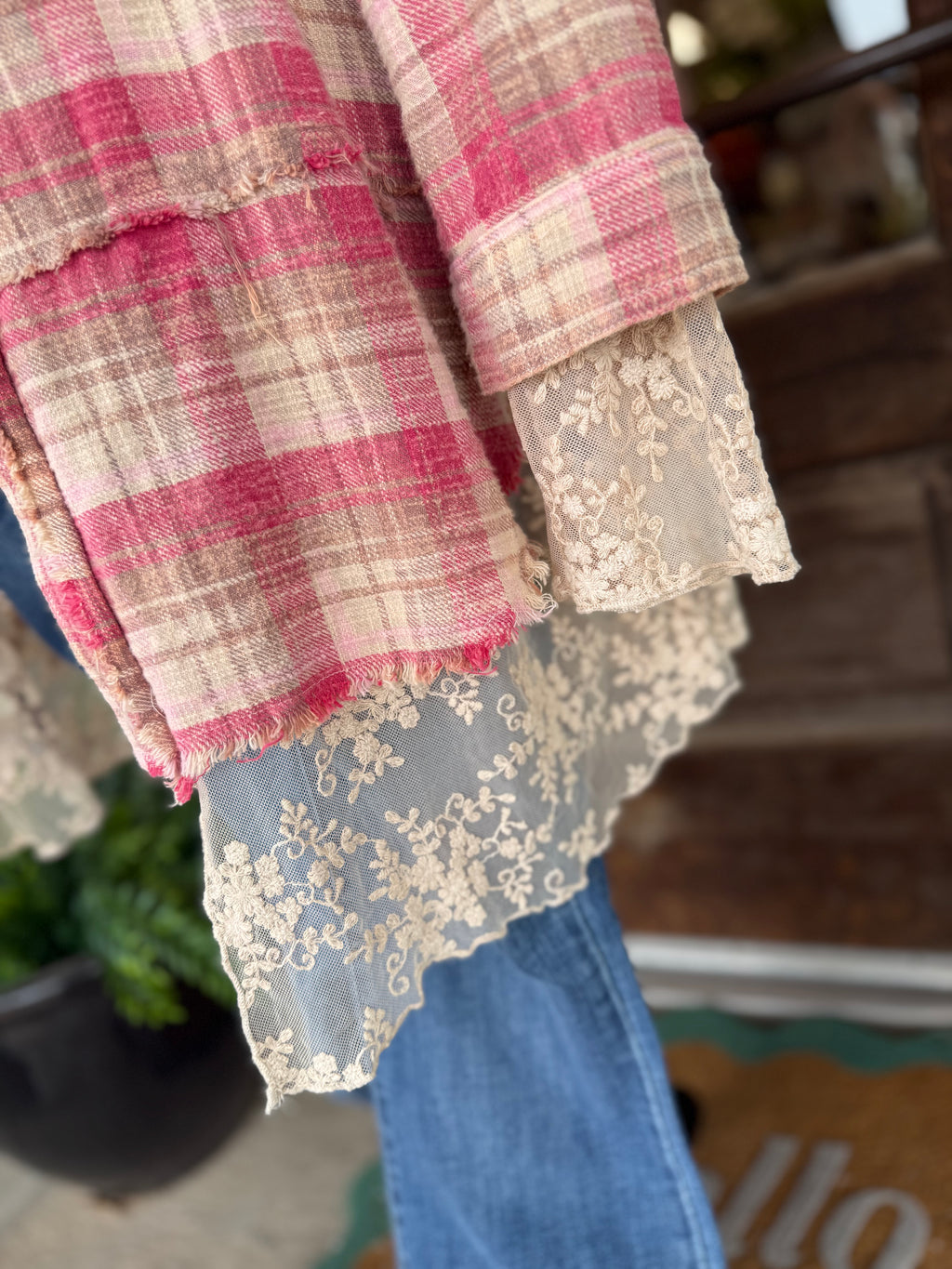 Rosewood Plaid Shacket