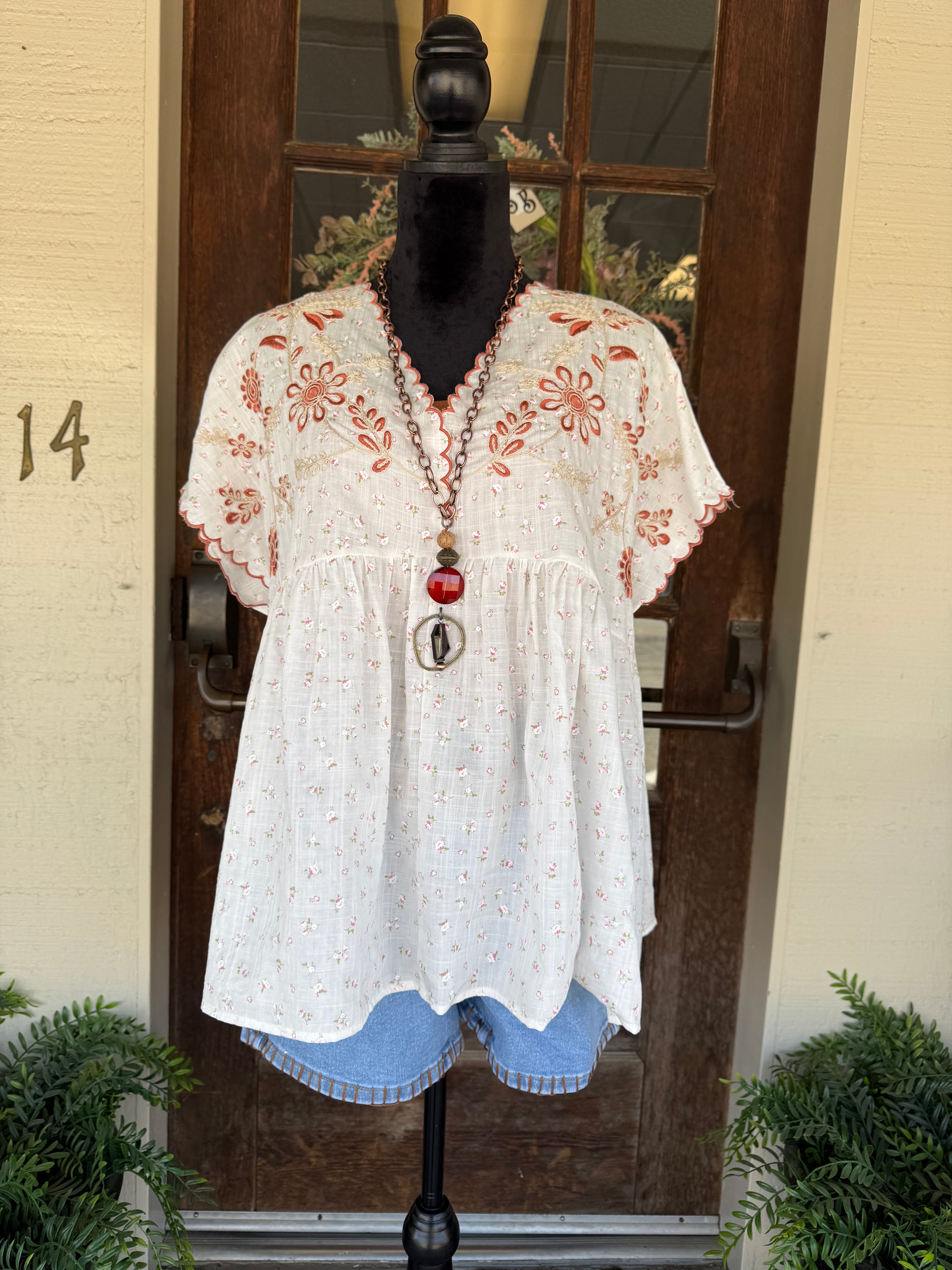 Apricot Blossom Top