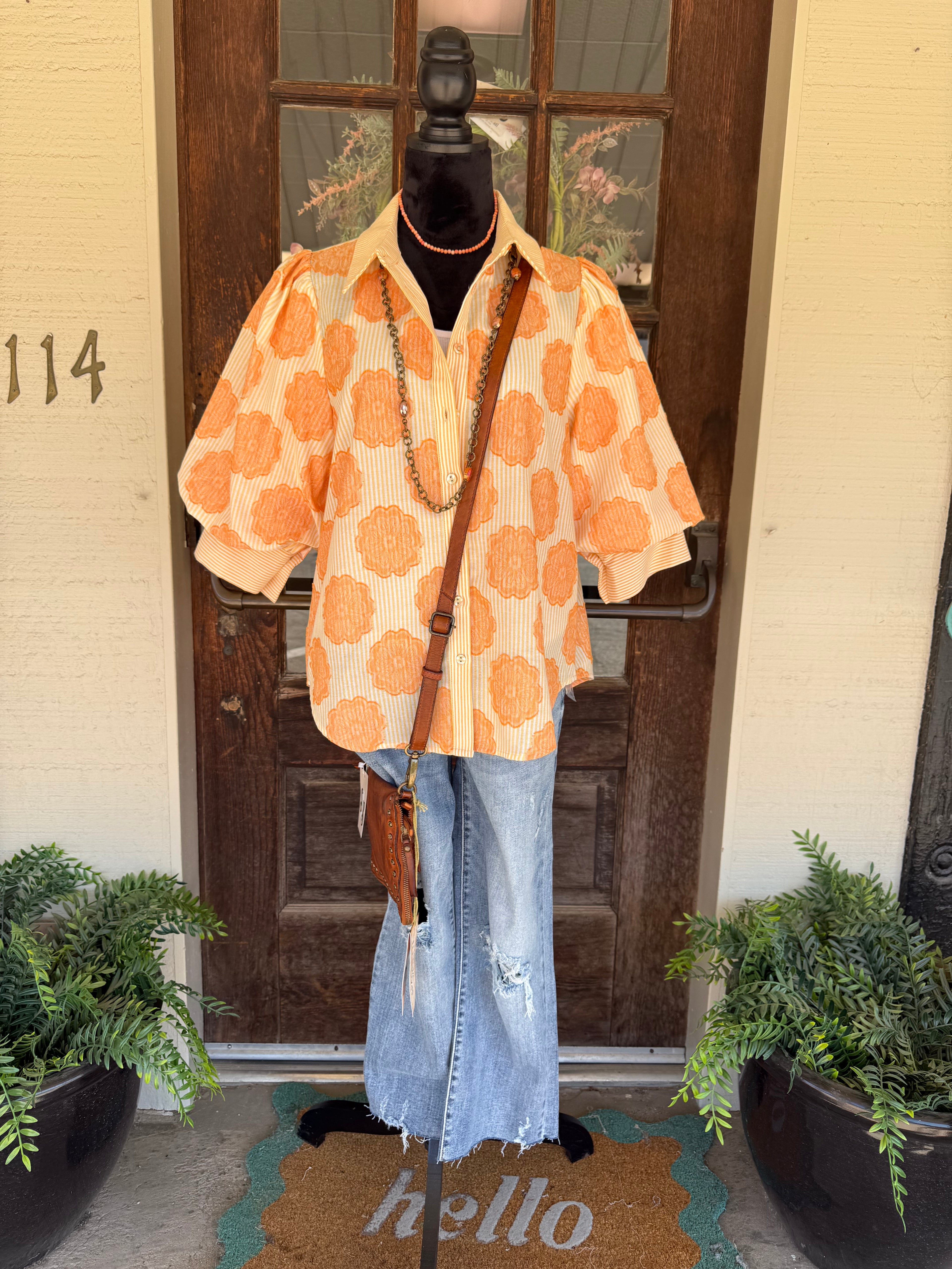Sweet Citrus Bloom Top