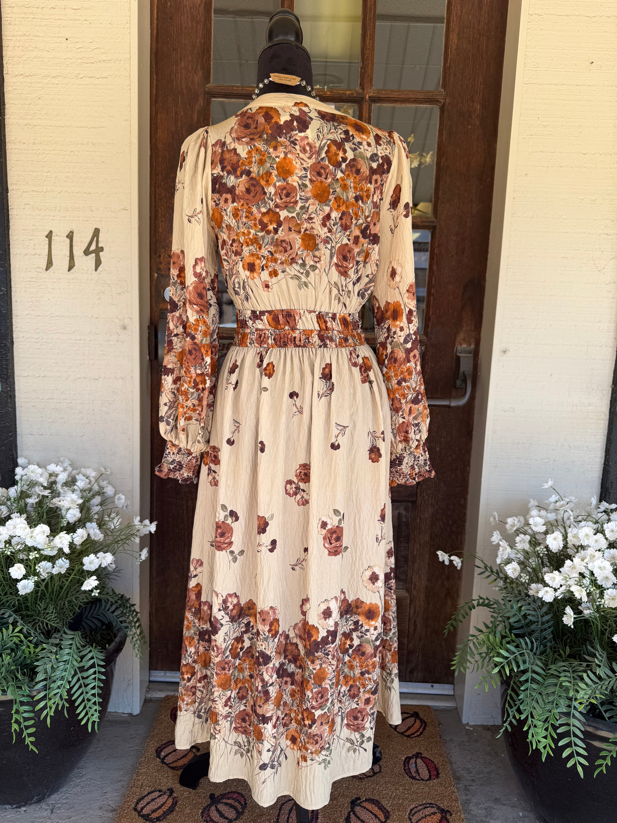Autumn Romance Midi Dress