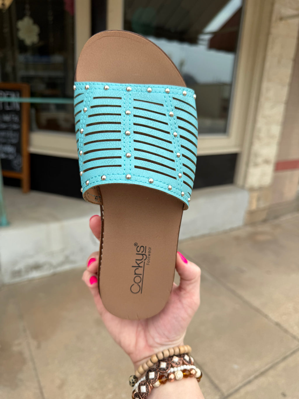 Corky's Turquoise At Ease Sandal