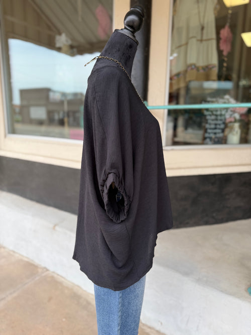 Black Day to Night Blouse