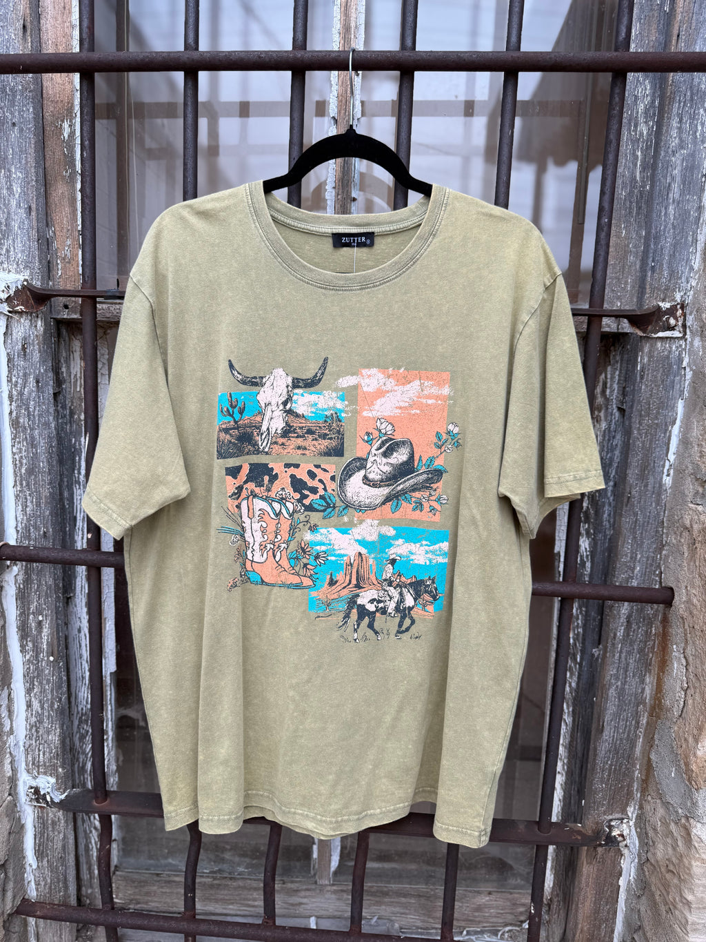 Vintage Western Elements Boyfriend Tee