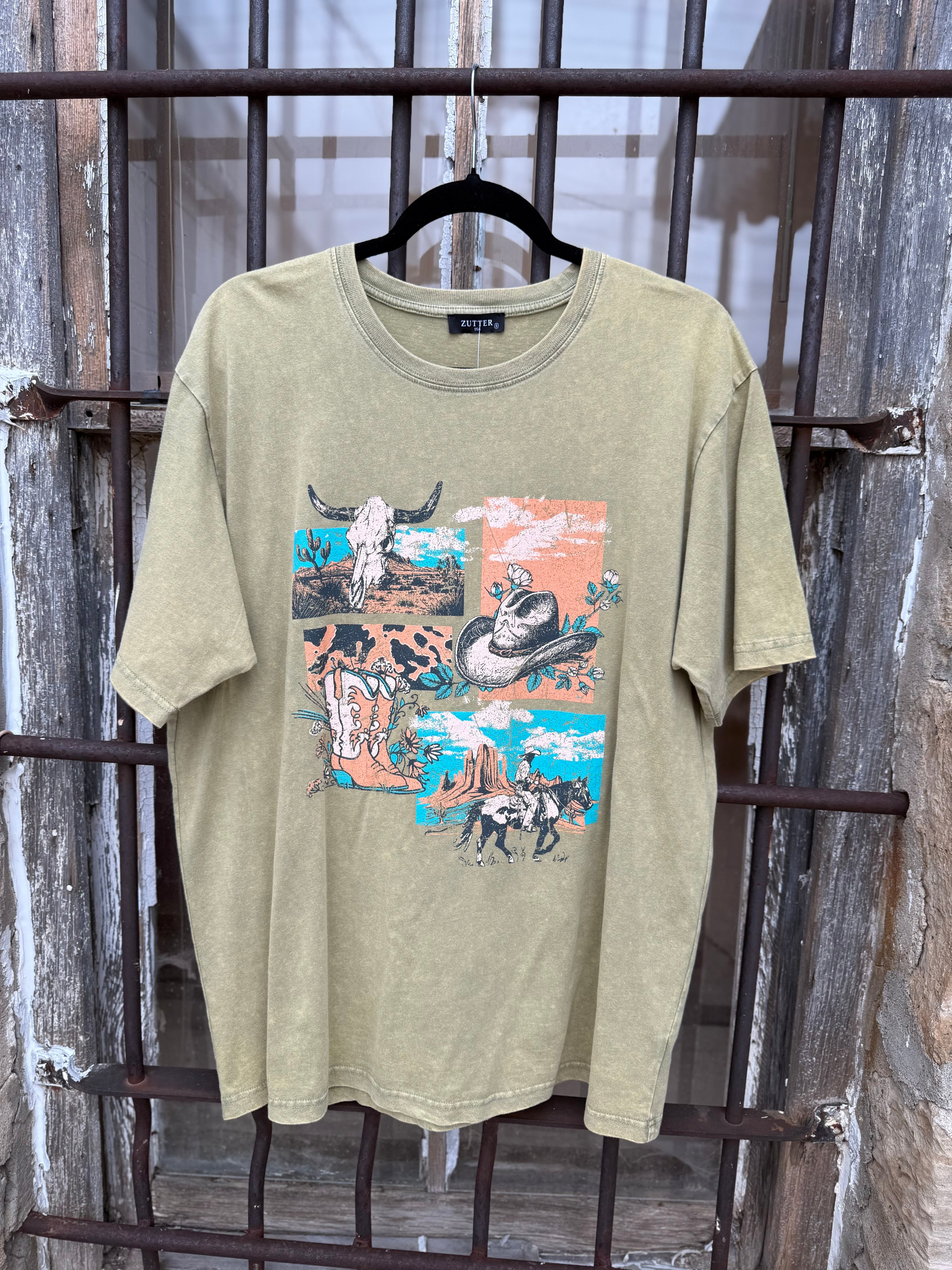 Vintage Western Elements Boyfriend Tee