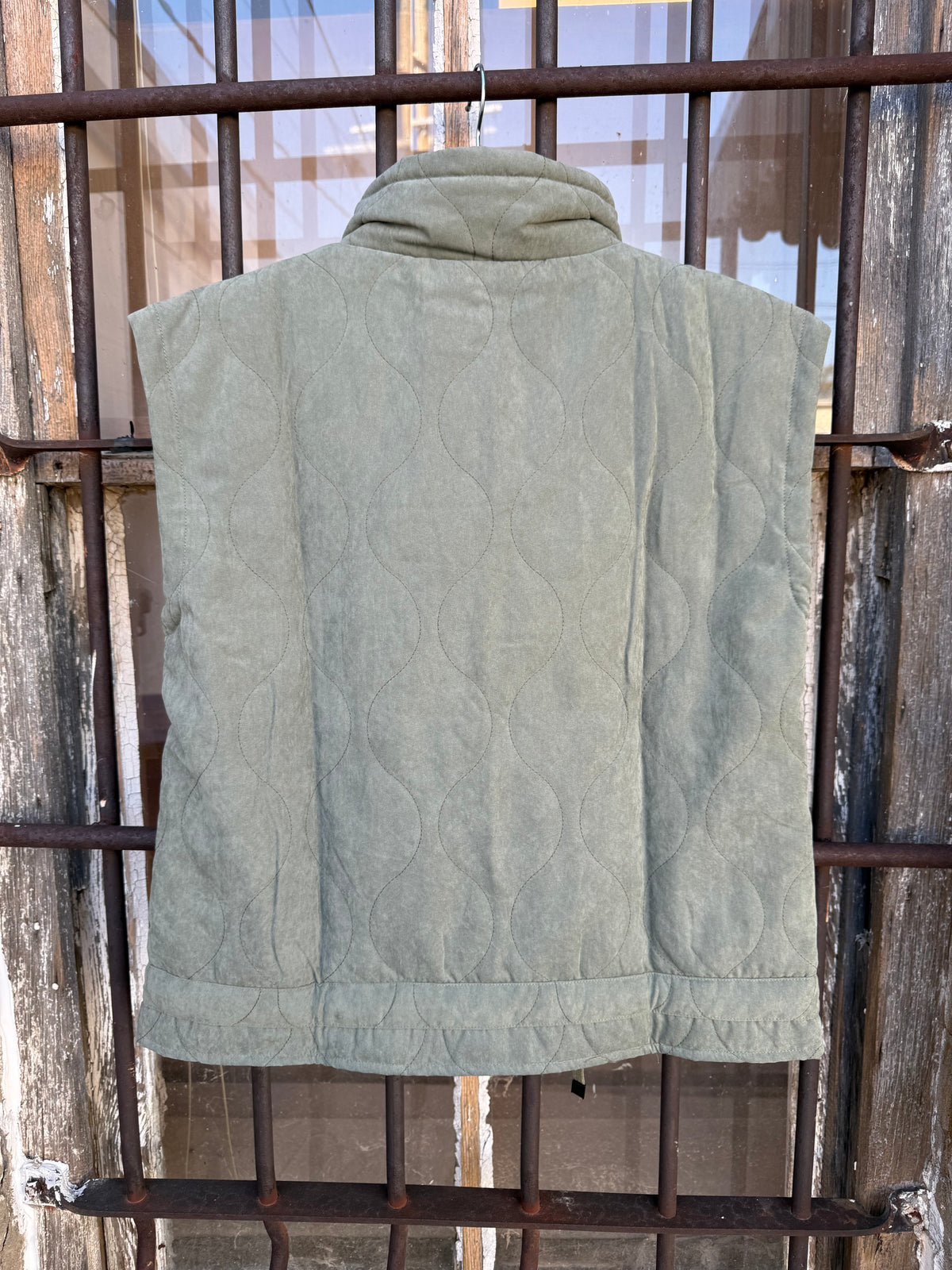 Olive You Need Puffer Vest
