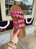 Corkys Pink Garden Party Sandal