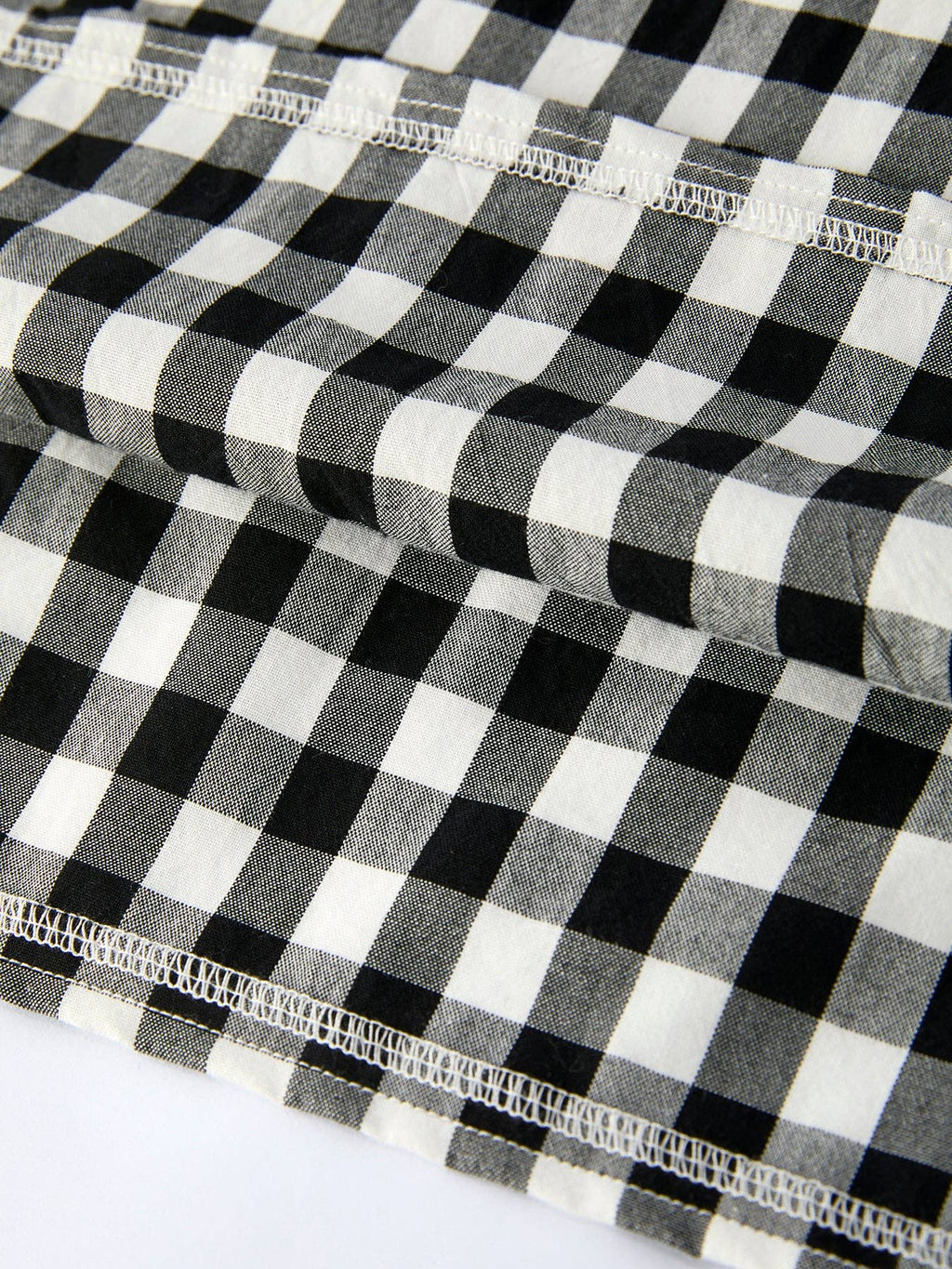Porch Swing Gingham Smocked Dress
