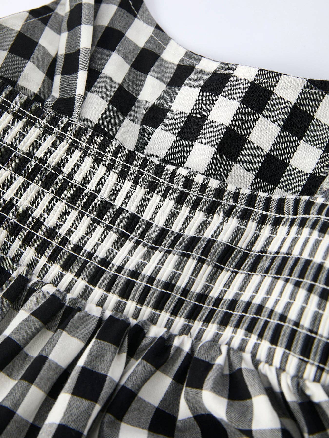 Porch Swing Gingham Girls Dress