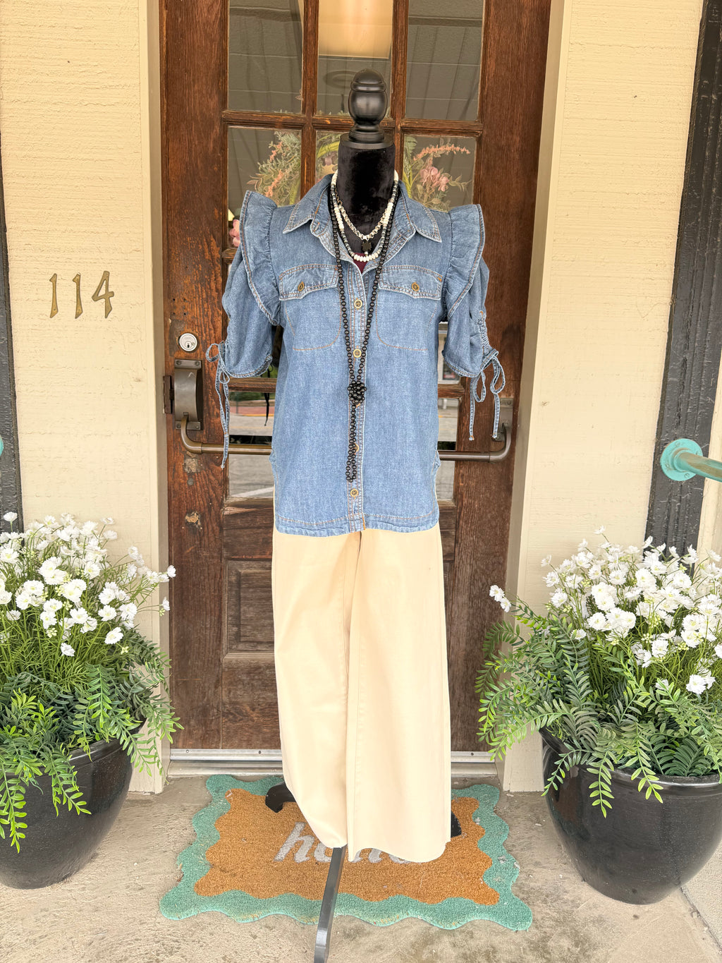 Rebel Romance Denim Top