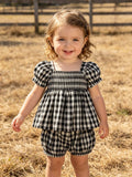 Porch Swing Gingham Bloomer Set