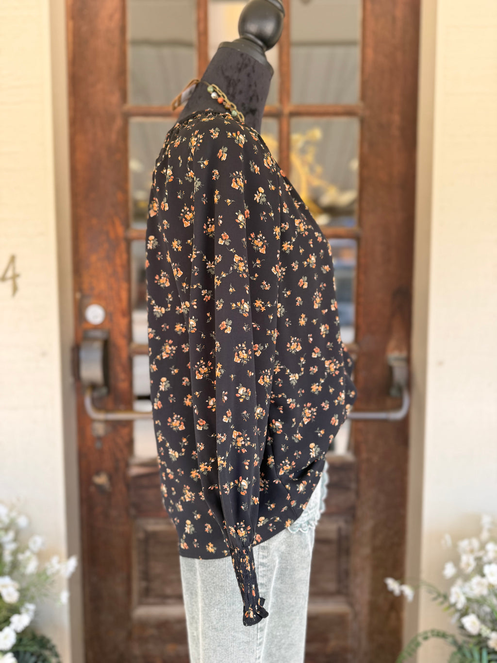 Midnight Meadow Blouse