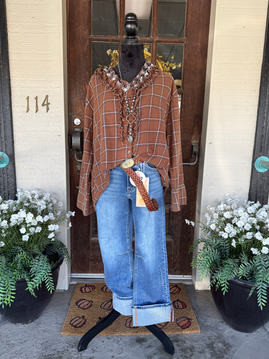 Mocha Mornings Plaid