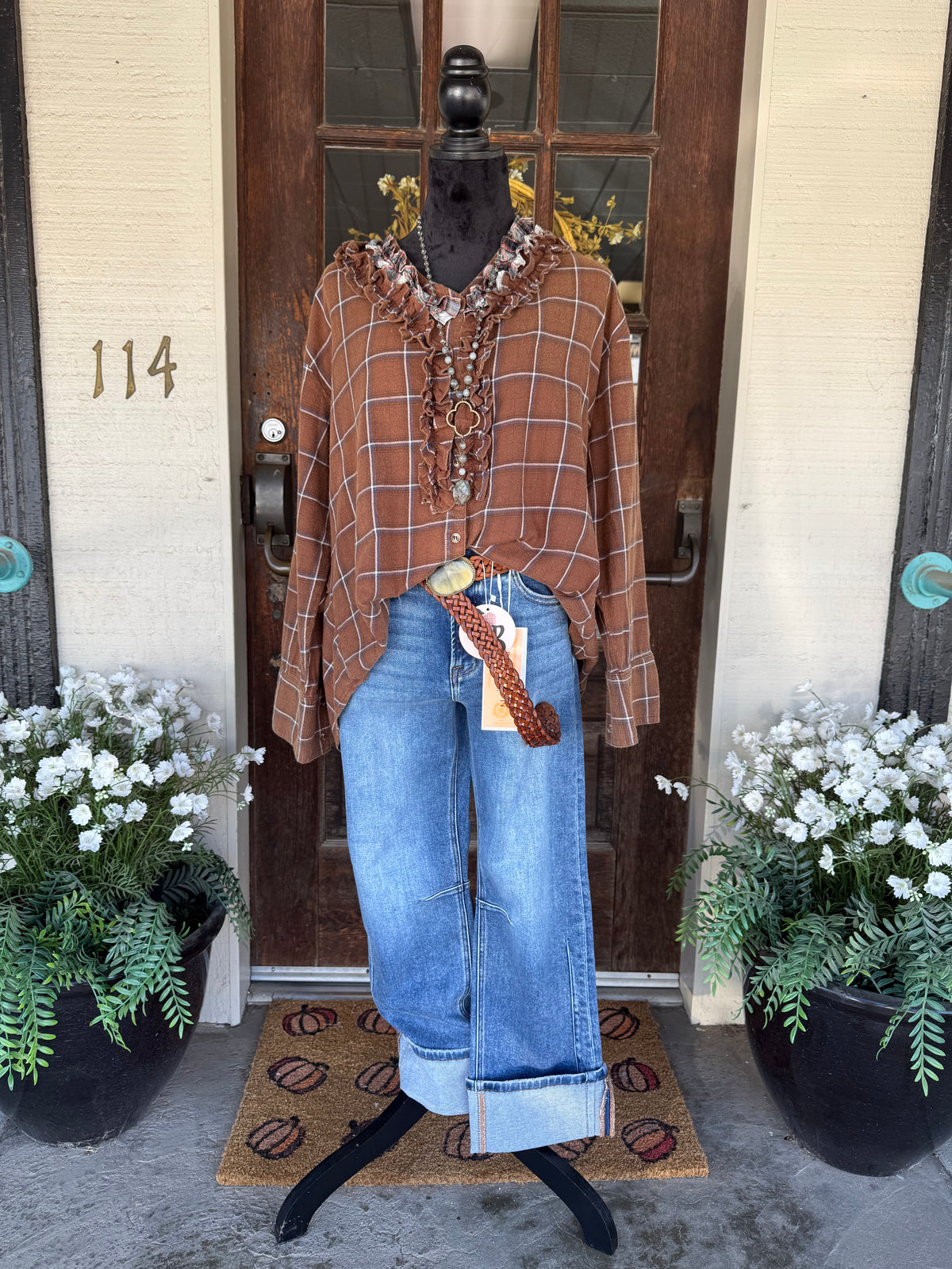 Mocha Mornings Plaid