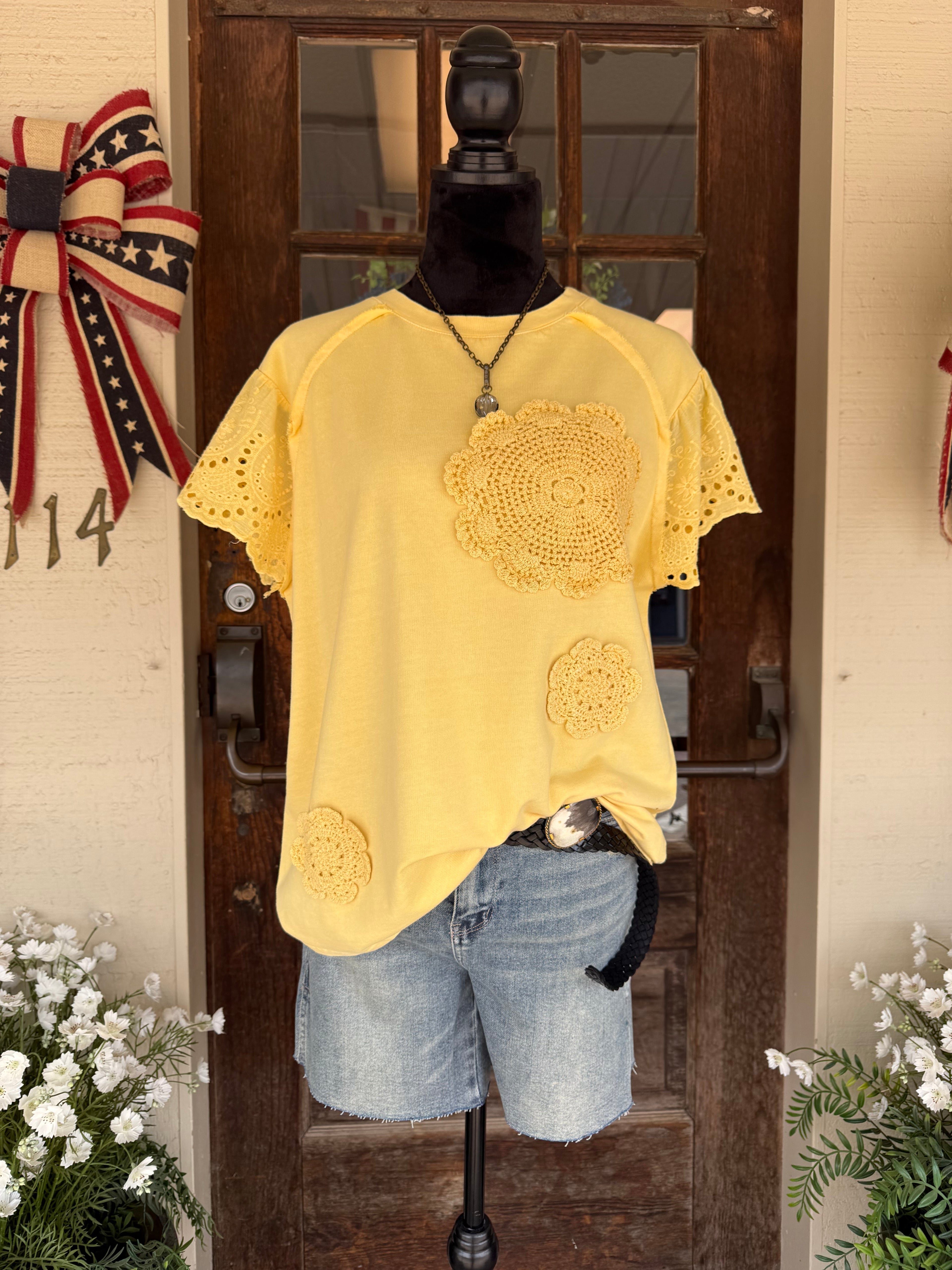 Happy Days Crochet Top