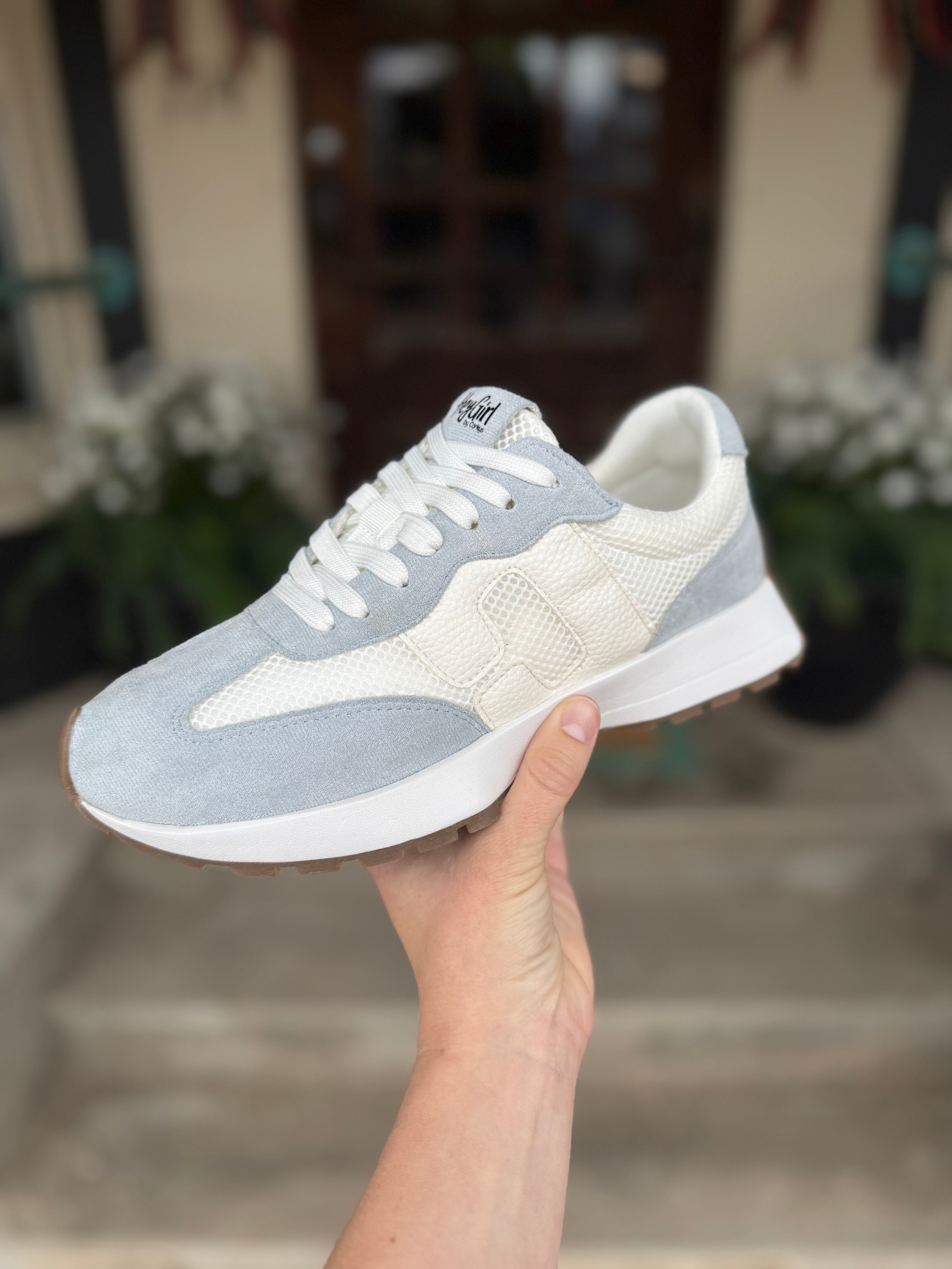 Corky's Light Blue No Problem Sneaker