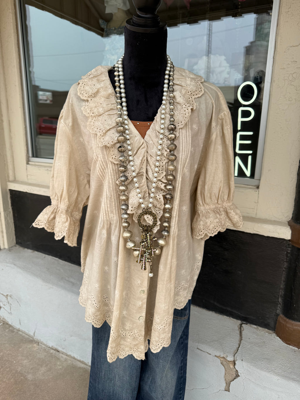 Always Yours Linen Top