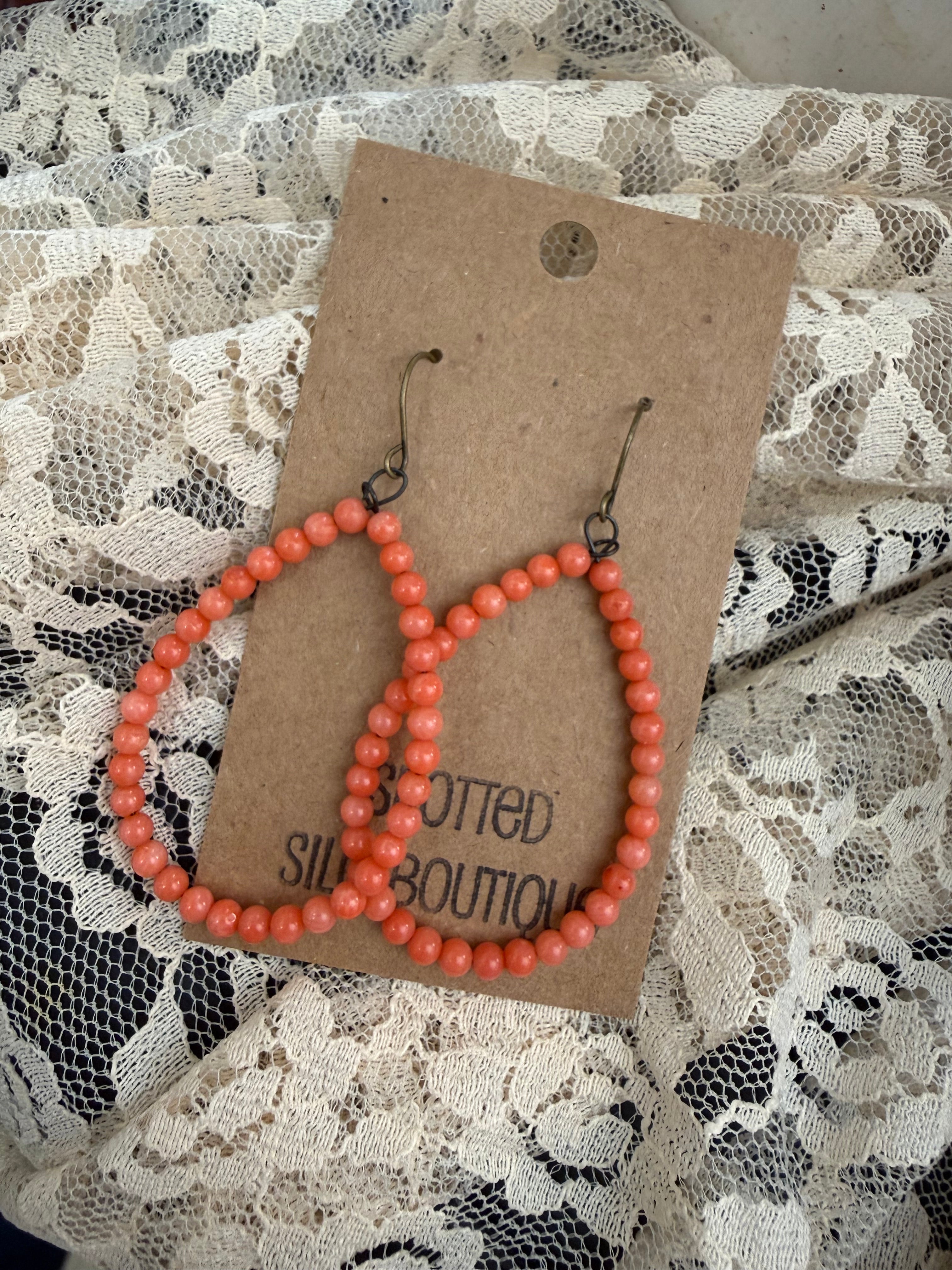 Mini Stone Drop Earrings