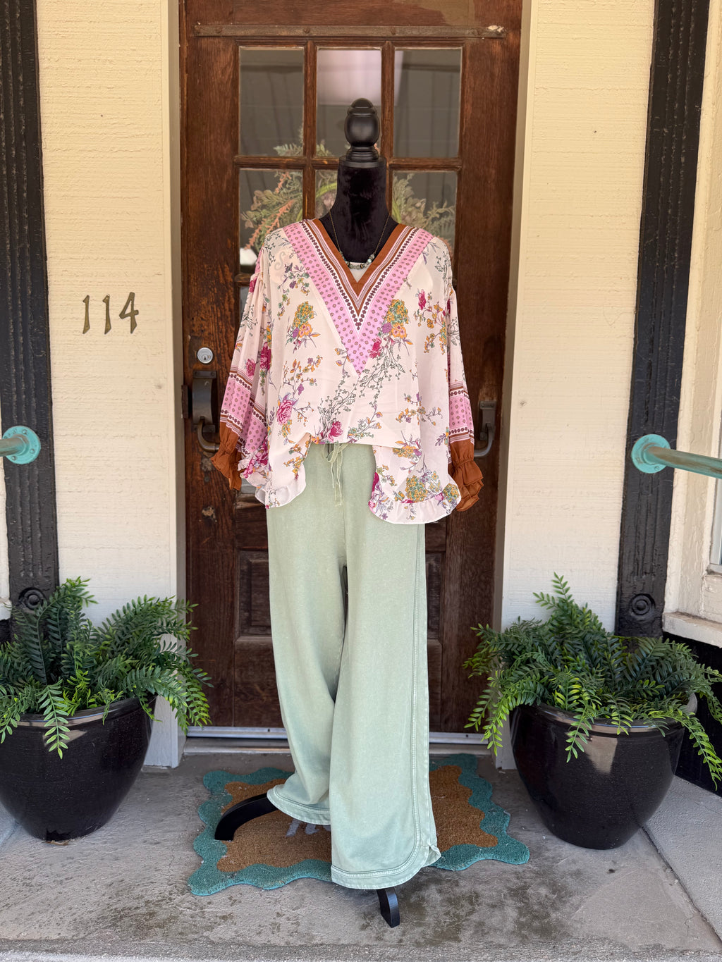 Blushing Petals Top