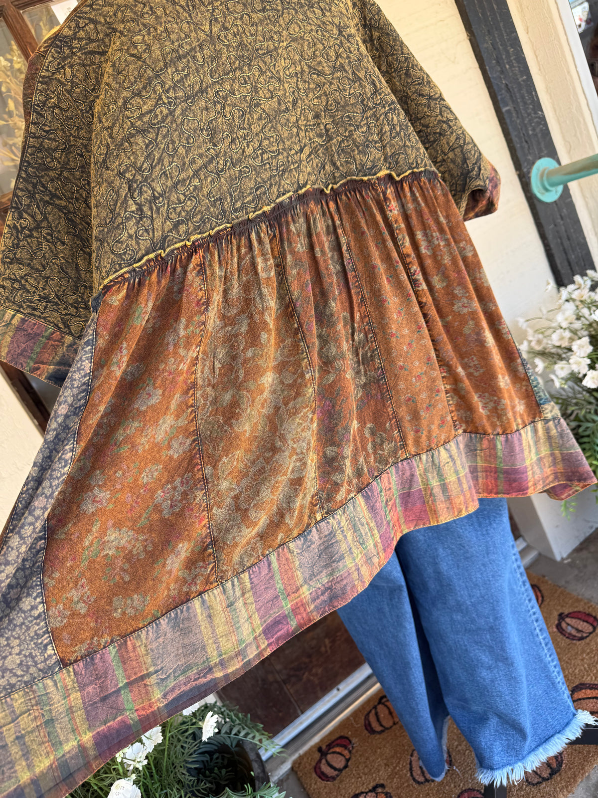 Amber Roads Patchwork Kimono