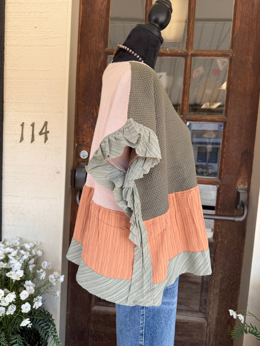 Cozy Contrast Top
