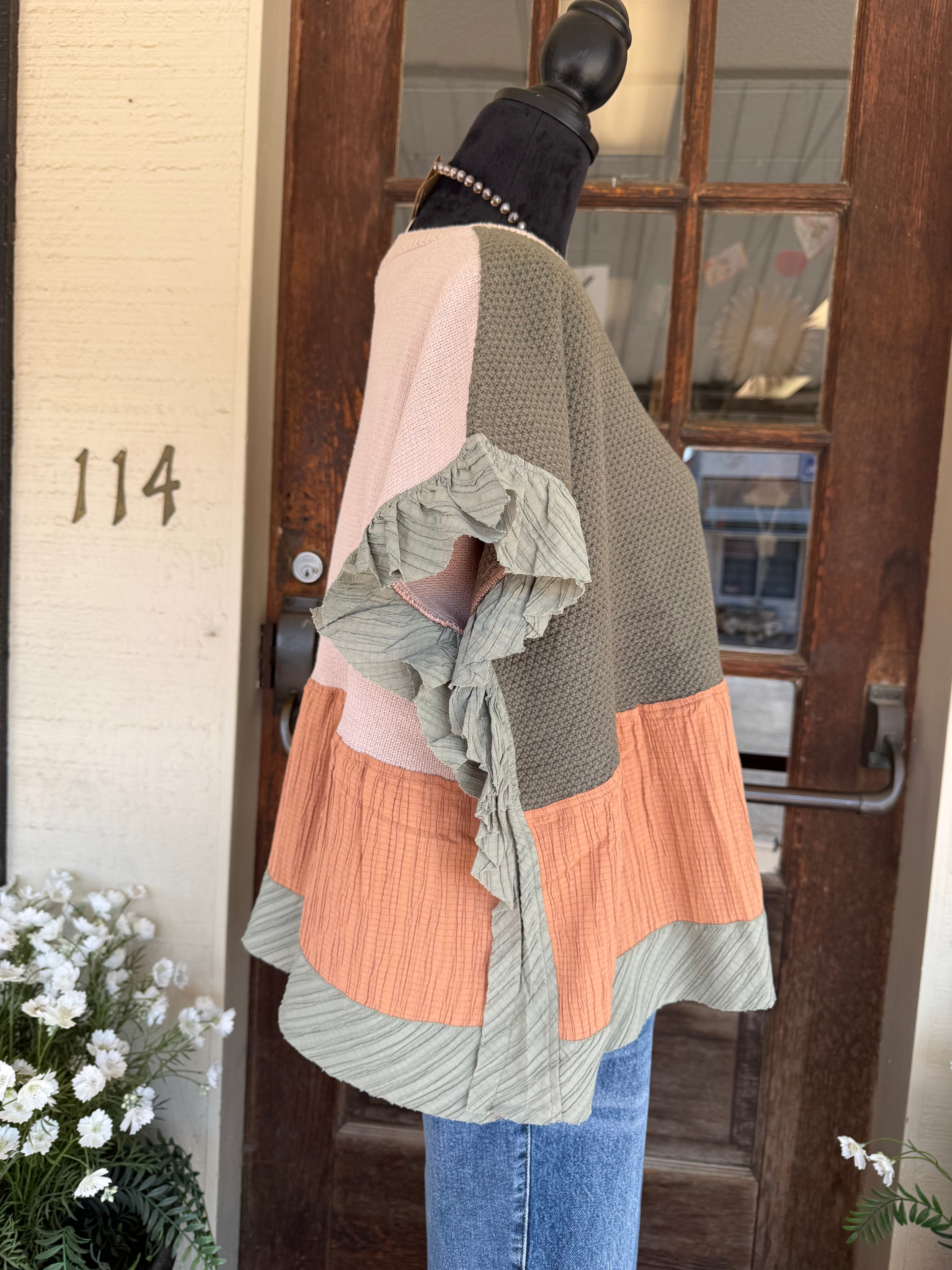 Cozy Contrast Top