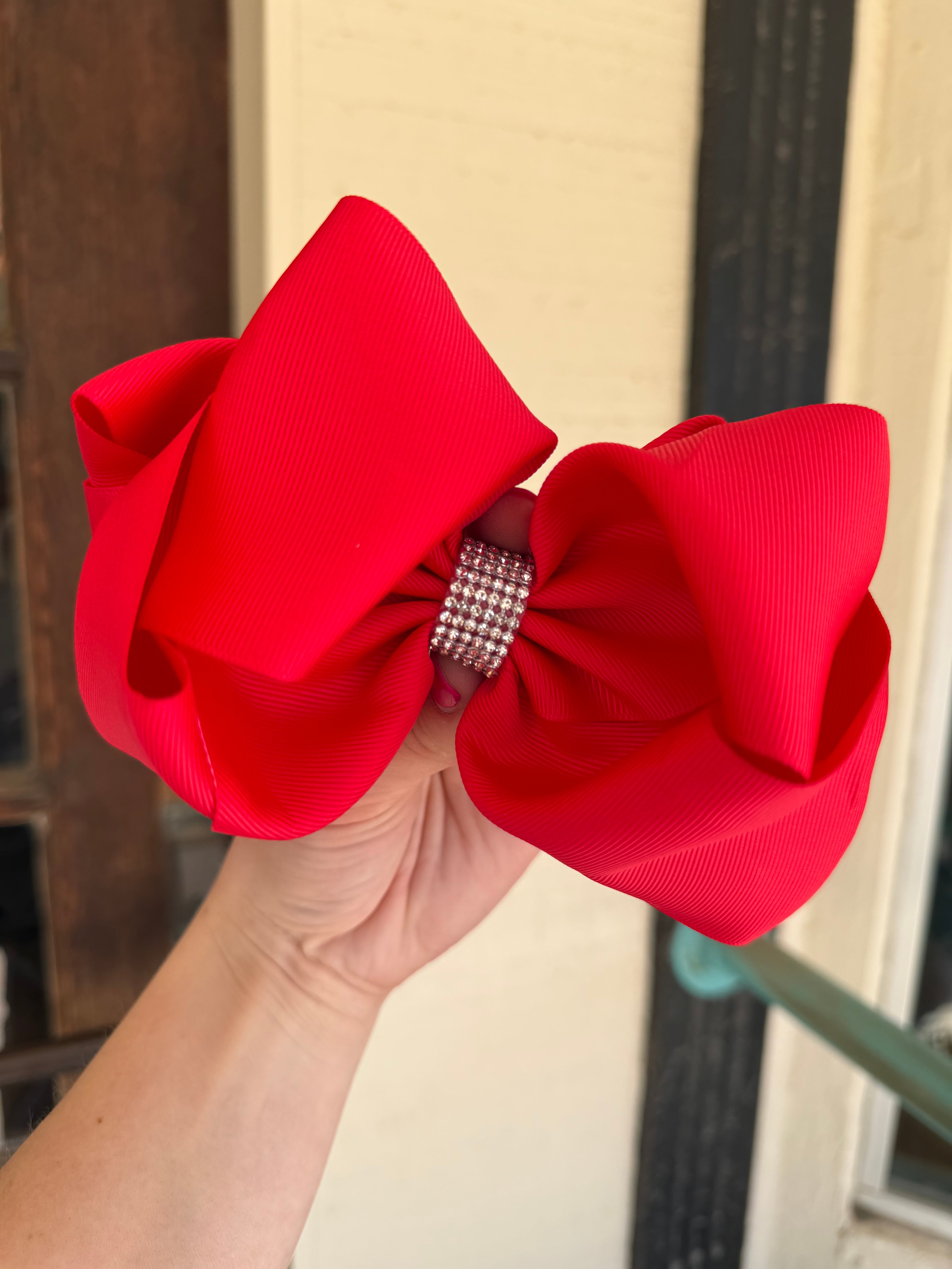 Cherry Kiss Little Luxe Bow
