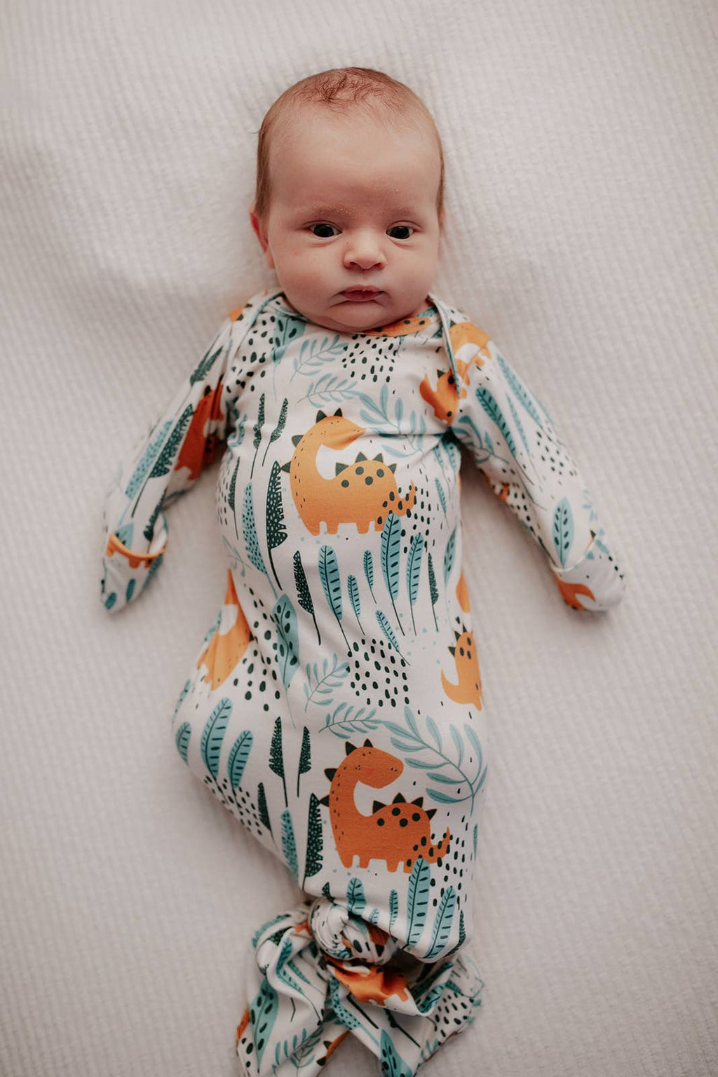 Tiny Roars Newborn Gown & Hat