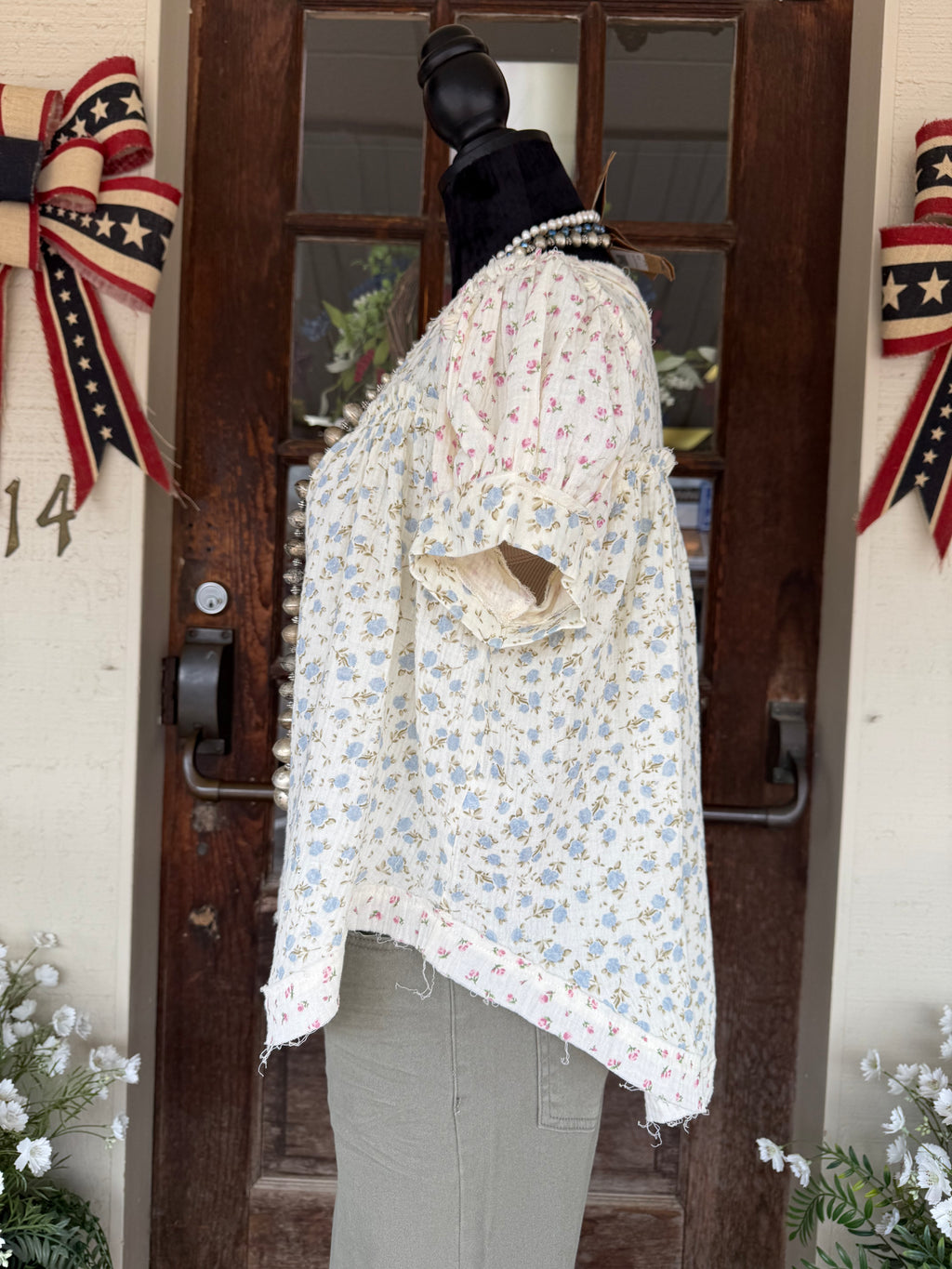 Front Porch Floral Top