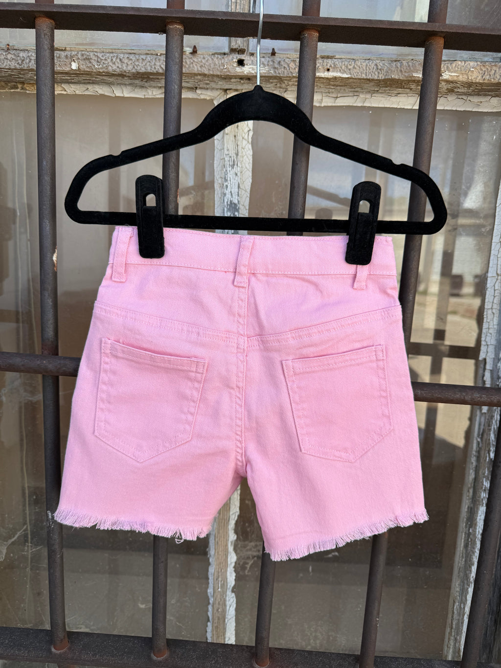 Pink Lemonade Denim Shorts
