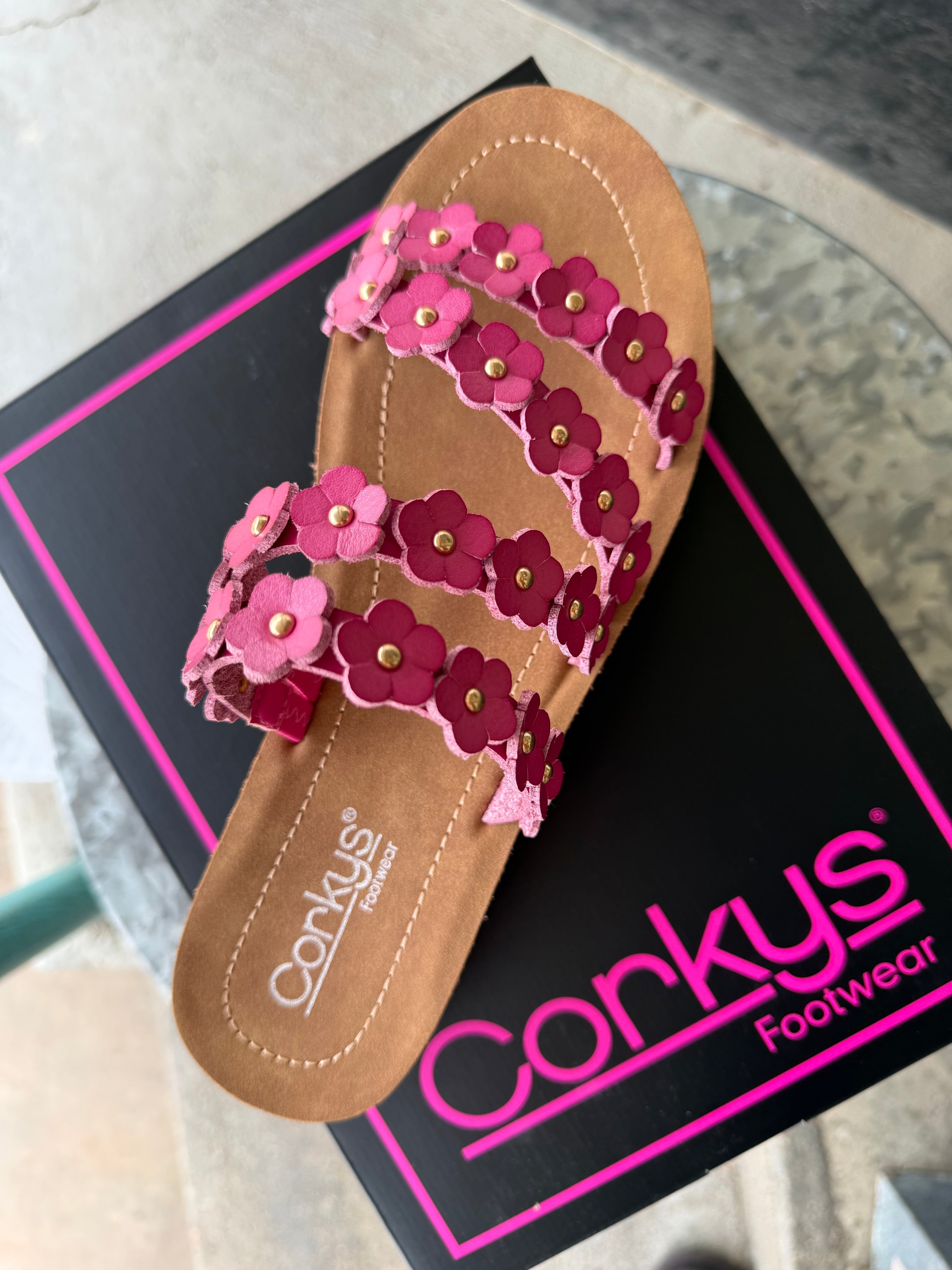 Corkys Pink Garden Party Sandal