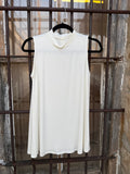 Ivory Signature Mock Neck Tank